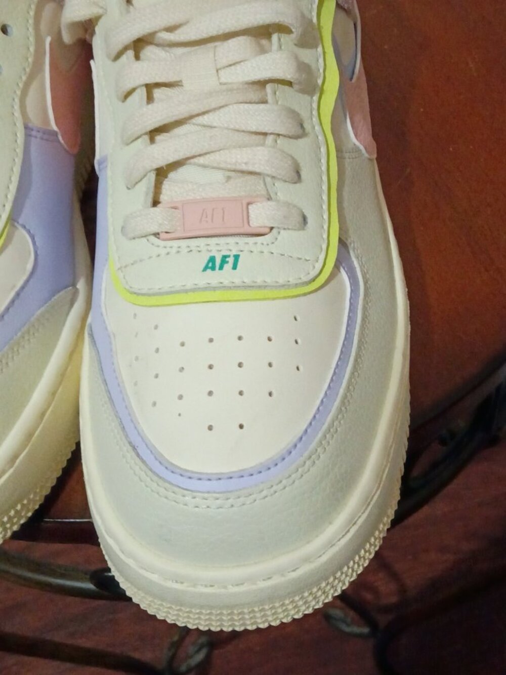 Nike Air Force 1 Shadow Women Size 9.5 US Cashmere Sneakers Shoe CI0919-700 2021 - Picture 8 of 14